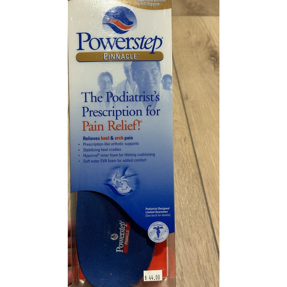 POWERSTEP 14-14.5 Men Full Length Insoles PINNACLE Relieves Heel & Arch Pain E23